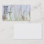Visite Carte de profil d'herbes de Digitals (Devant / Derrière)