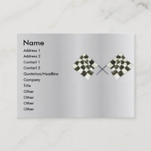 Visite Carte de profil d'indicateur de course