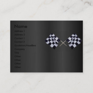 Visite Carte de profil d'indicateur de course