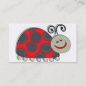 Visite carte de profil d'insecte d'enfants… (Dos)