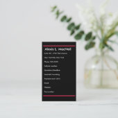 Visite Carte de profil Dramatic Red Tulips (Debout devant)