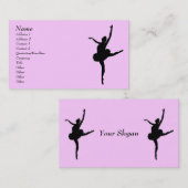 Visite Carte de profil du danseur (Devant / Derrière)