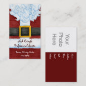 Visite Carte de profil du ventre de Père Noël (Devant / Derrière)