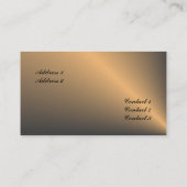 Visite Carte de profil Elephant (Dos)