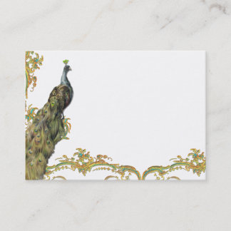 Visite Carte de profil et d'affaires Peacock & Filigree