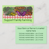 Visite Carte de profil Famille Agriculture (Devant / Derrière)
