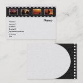 Visite Carte de profil Filmstrip (Devant / Derrière)