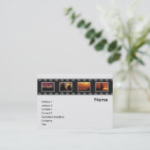 Visite Carte de profil Filmstrip (Debout devant)