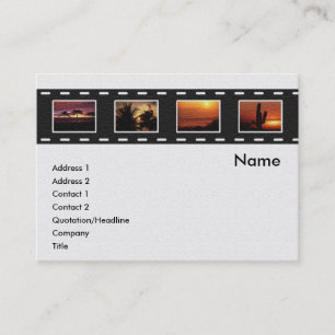 Visite Carte de profil Filmstrip