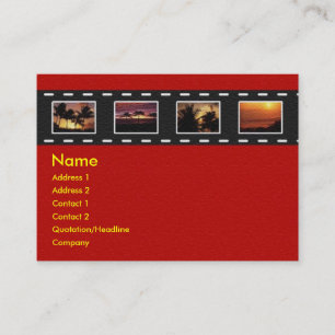 Visite Carte de profil Filmstrip