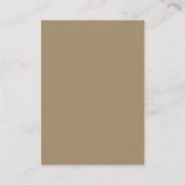 Visite Carte de profil Fleur et Marbre (Dos)