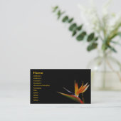 Visite Carte de profil Fleur sauvage (Debout devant)