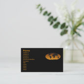 Visite Carte de profil géographique (Debout devant)