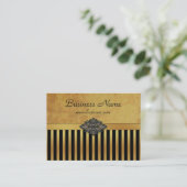 Visite Carte de profil Gold Black Stripe 2 (Debout devant)