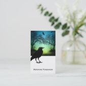 Visite Carte de profil Gothic Raven (Debout devant)