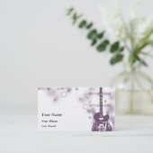 Visite Carte de profil graphique guitare Pur (Debout devant)