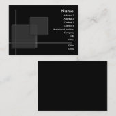 Visite Carte de profil haute performance (Devant / Derrière)