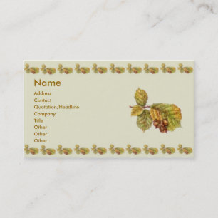 Visite Carte de profil horaire d'automne