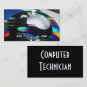 Visite Carte de profil I du technicien informatique (Devant / Derrière)