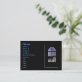 Visite Carte de profil immobilier (Debout devant)