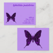 Visite Carte de profil Iphiclides podalirius (Devant / Derrière)