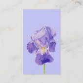 Visite Carte de profil Iris Purple (Dos)