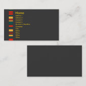 Visite Carte de profil Jiao #3 (Devant / Derrière)
