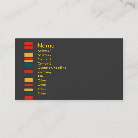 Visite Carte de profil Jiao #3 (Devant)