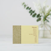 Visite Carte de profil Khaki Sandstone (Debout devant)