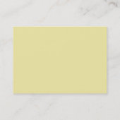Visite Carte de profil Khaki Sandstone (Dos)