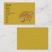 Visite Carte de profil Leopard (Devant / Derrière)
