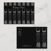 Visite Carte de profil Masques africains Vintages (Devant / Derrière)