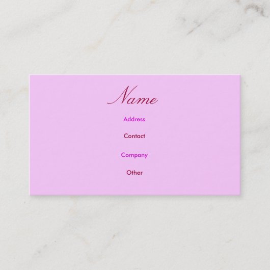 Visite Carte de profil Mère I (Devant)