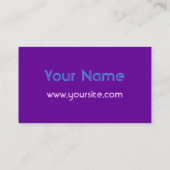 Visite carte de profil mignonne (Dos)