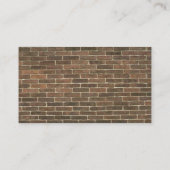 Visite Carte de profil murale en briques cassées (Dos)