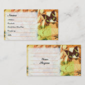 Visite Carte de profil nature (Devant / Derrière)