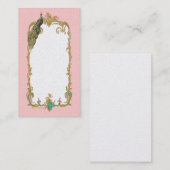 Visite Carte de profil ou d'entreprise Peacock (Devant / Derrière)