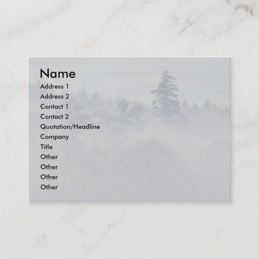 Visite Carte de profil Paix (Devant)