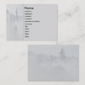 Visite Carte de profil Paix (Devant / Derrière)