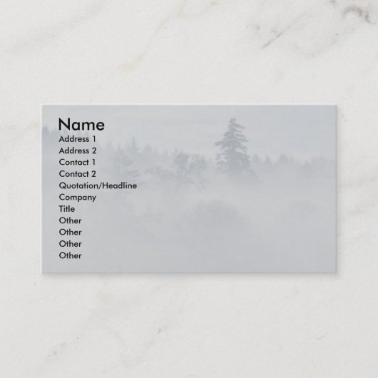 Visite Carte de profil Paix (Devant)