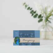 Visite Carte de profil - paon (Debout devant)