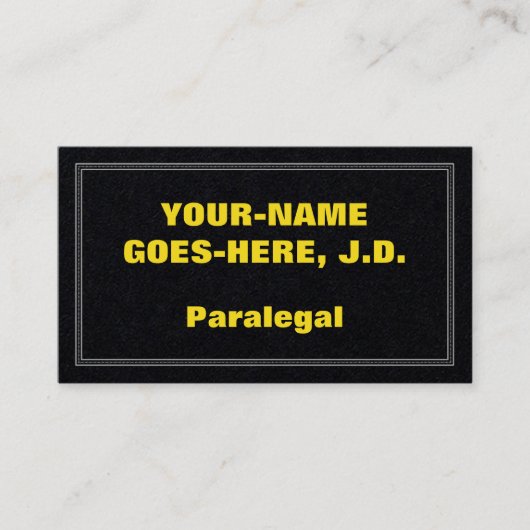 Visite Carte de profil parajuriste à rattraper (Devant)