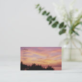 Visite Carte de profil Pastel Sunrise (Debout devant)