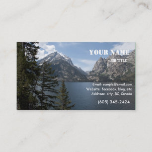 Visite Carte de profil photographique du parc national de