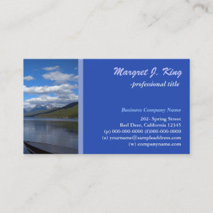 Visite Carte de profil photographique du parc national Gl