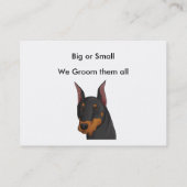 Visite Carte de profil pour animaux (Dos)