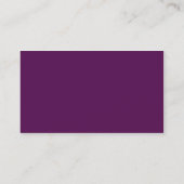 Visite Carte de profil pourpre (Dos)
