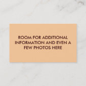 Visite Carte de profil professionnelle Carousel Jester (Dos)