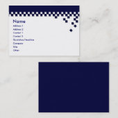 Visite Carte de profil professionnelle classique (Devant / Derrière)