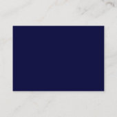 Visite Carte de profil professionnelle classique (Dos)